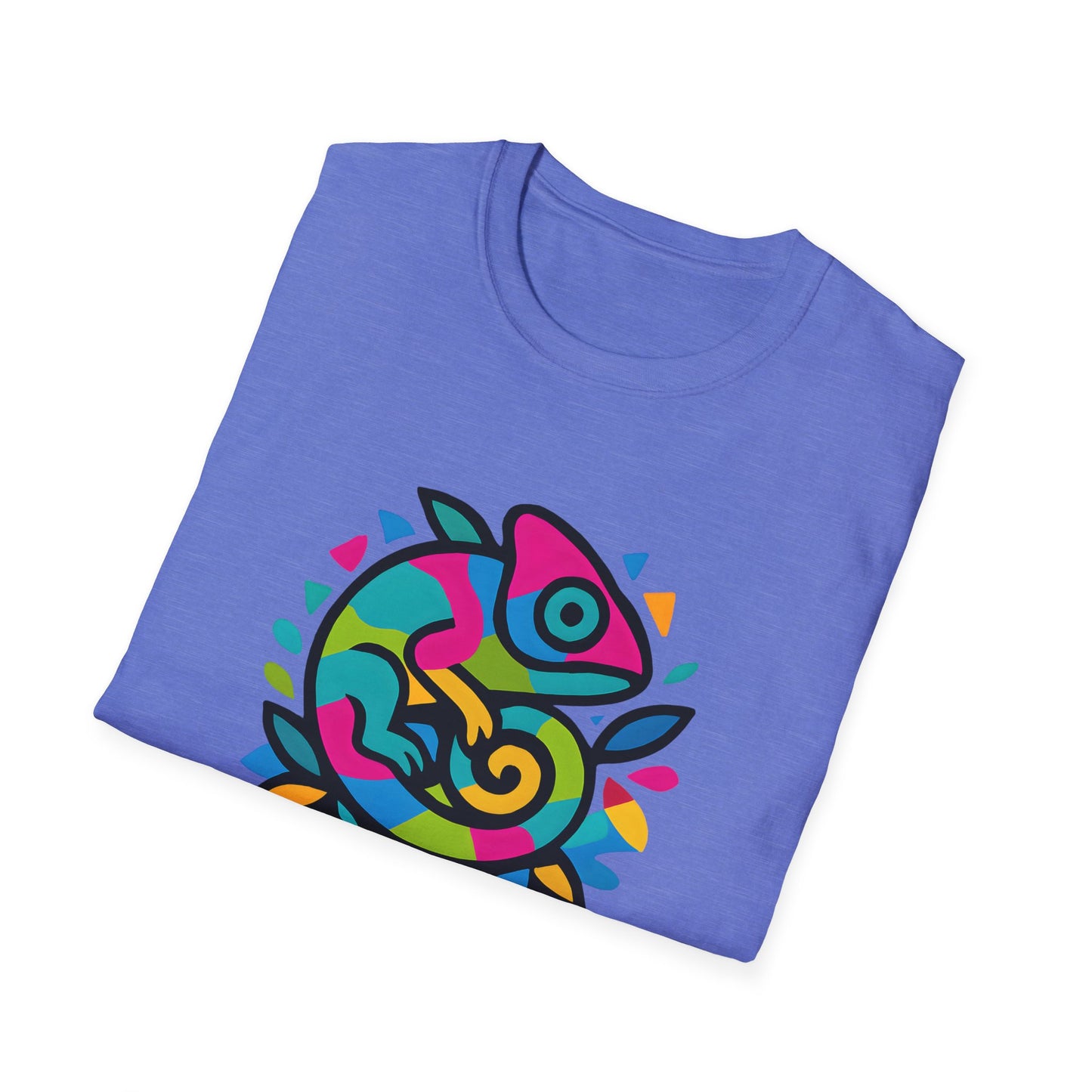 Colorful Chameleon Logo T-Shirt