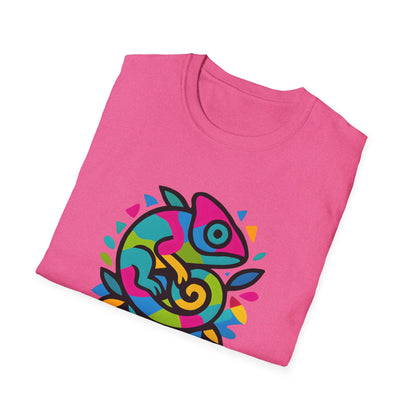 Colorful Chameleon Logo T-Shirt