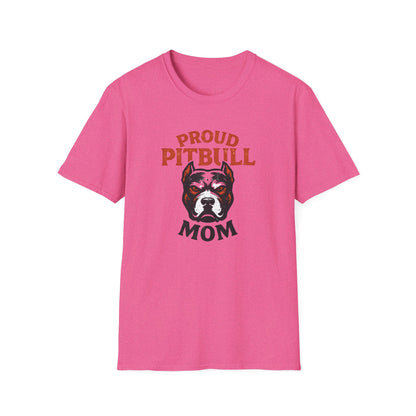 Proud Pitbull Mom T-Shirt