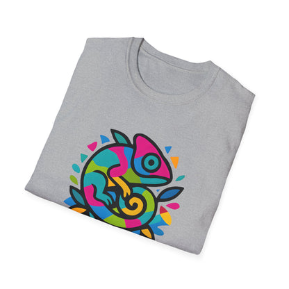Colorful Chameleon Logo T-Shirt