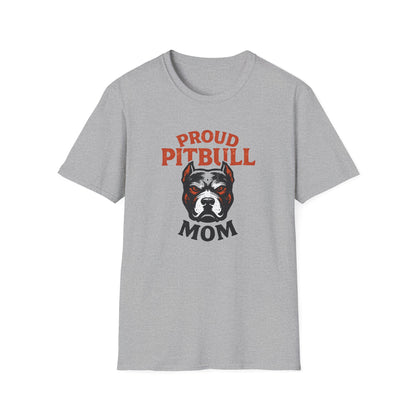 Proud Pitbull Mom T-Shirt