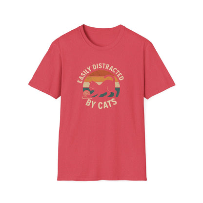 Easily Distracted by Cats T-Shirt