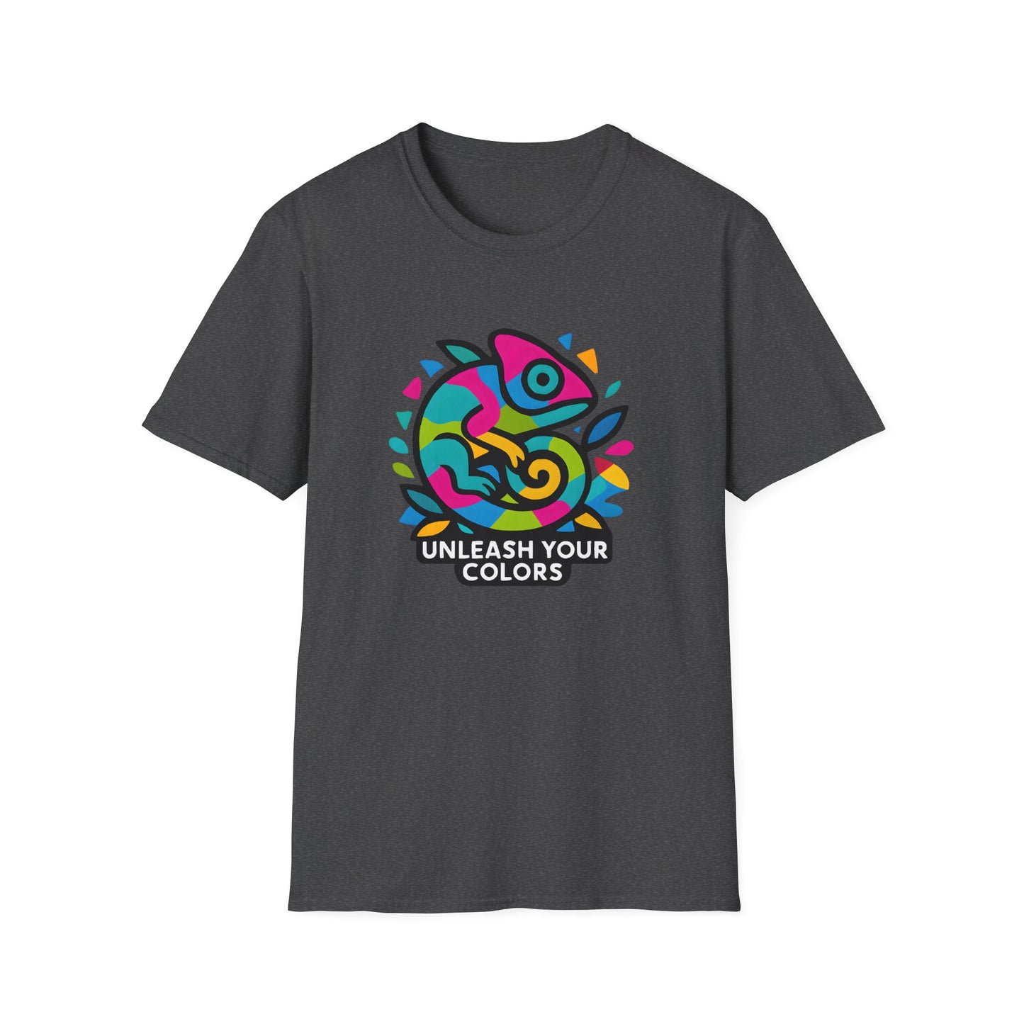Colorful Chameleon Logo T-Shirt
